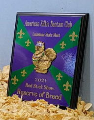 Silkie Mardi Gras Plaque 